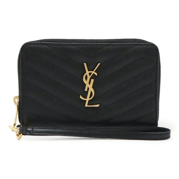 Saint Laurent Paris Cassandra Leather Wallet - Picture 1 of 8